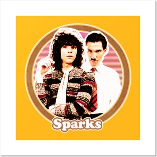 Sparks - Vintage Style Retro Aesthetic Design Posters and Art